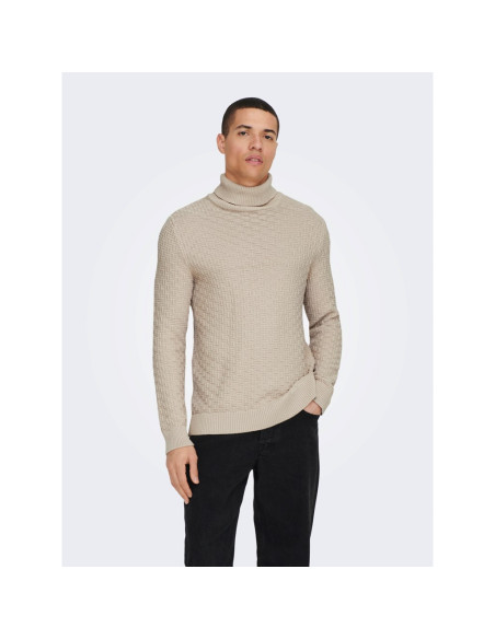 ONSKAY REG ROLL NECK KNIT