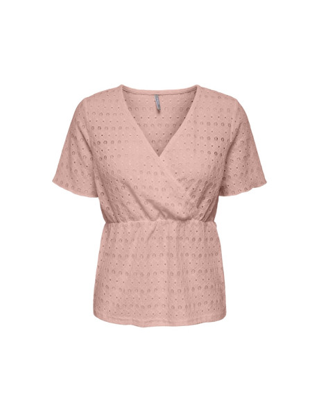 ONLROSALINE S/S WRAP TOP JRS