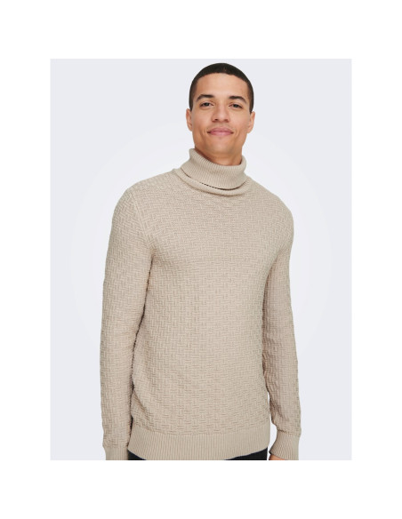 ONSKAY REG ROLL NECK KNIT