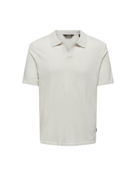 ONSDINO REG 14 LINEN SS POLO KNIT