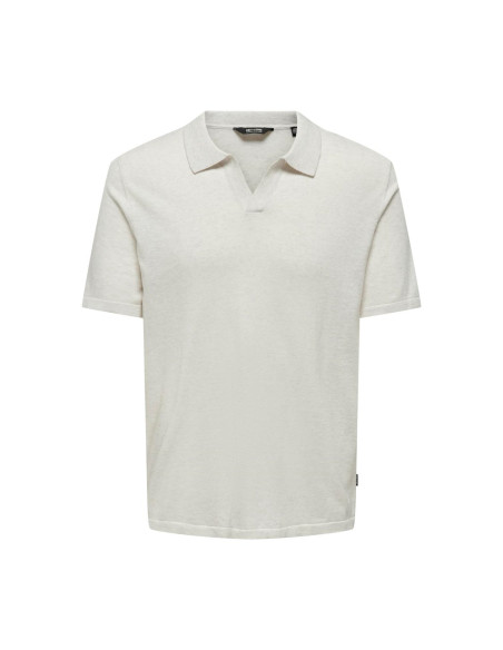 ONSDINO REG 14 LINEN SS POLO KNIT