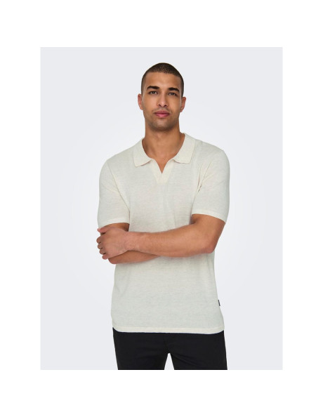 ONSDINO REG 14 LINEN SS POLO KNIT