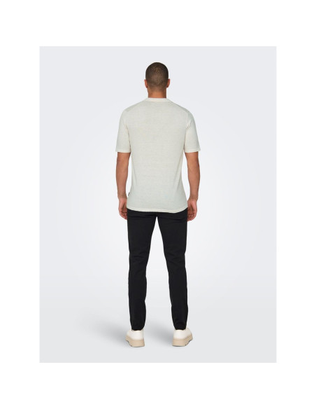 ONSDINO REG 14 LINEN SS POLO KNIT