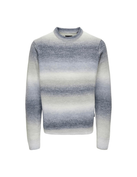 ONSTIMBER REG 5 SPRAY CREW KNIT