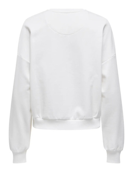 Sudadera corazón love . ONLTAMMIE L/S LEO PRINT O-NECK SWT