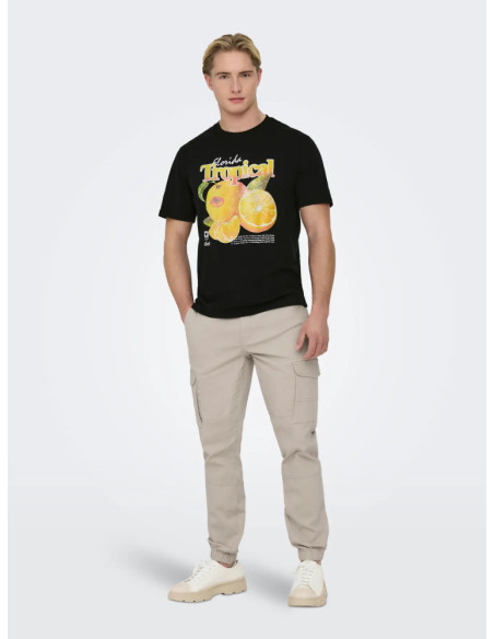 Pantalón cargo . ONSCARTER LIFE CARGO CUFF 0013 PANT NOOS