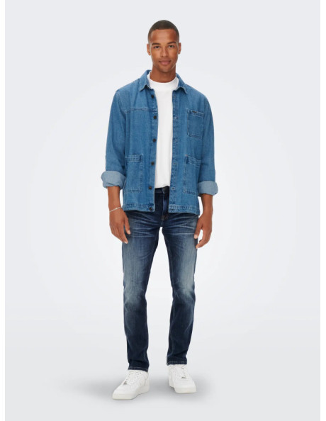 Pantalón vaquero regular . ONSWEFT REG. DB 3251 A14 DNM NOOS