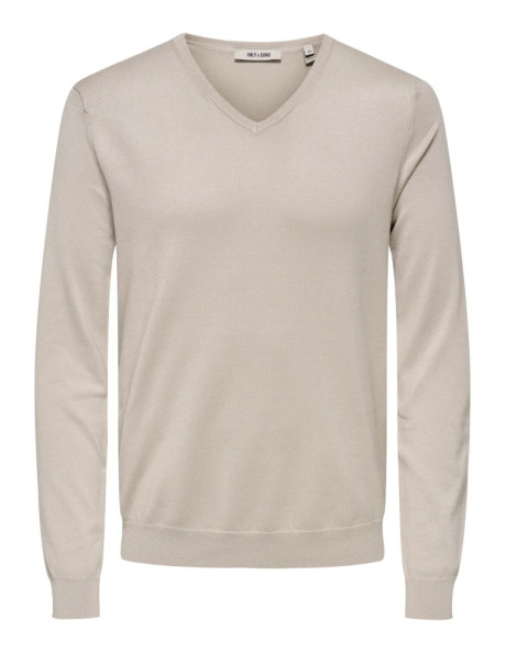 Jersey cuello pico .ONSWYLER LIFE REG 14 LS V-NECK KNIT