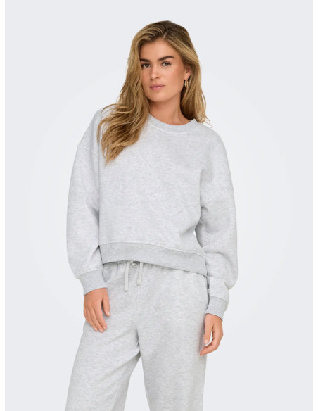 Sudadera lisa básica . ONLBEST L/S CREW NECK SWT NOOS