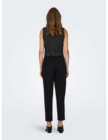 Pantalón  vestir negro .ONLRAVEN LIFE HW PANT TLR