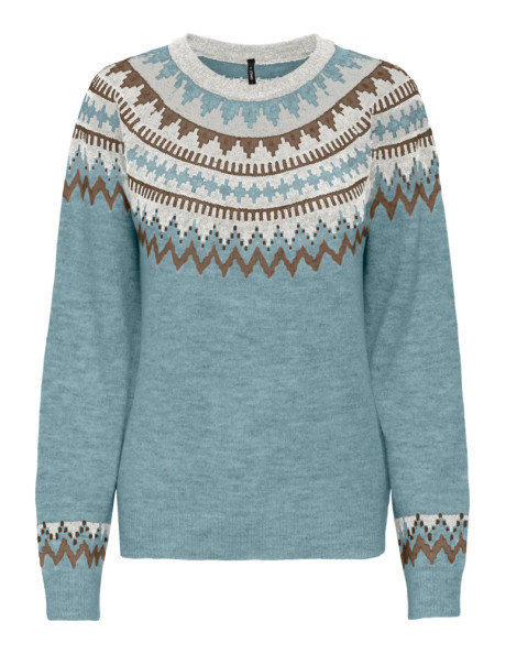 Jersey grecas  . ONLHELENA LS JQ O-NECK CC KNT