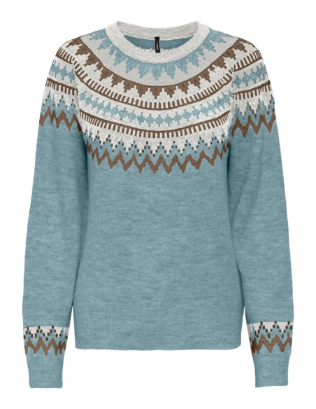 Jersey grecas  . ONLHELENA LS JQ O-NECK CC KNT