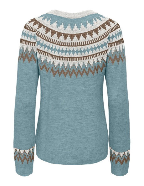 Jersey grecas  . ONLHELENA LS JQ O-NECK CC KNT