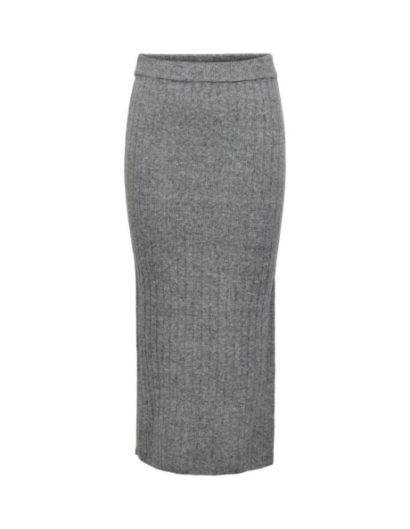 Falda de punto  larga . ONLJEANETT LIFE RIB LONG SKIRT CC KNT