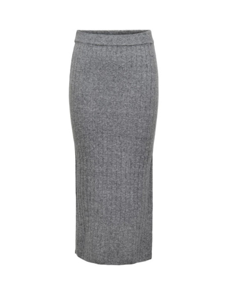 Falda de punto  larga . ONLJEANETT LIFE RIB LONG SKIRT CC KNT