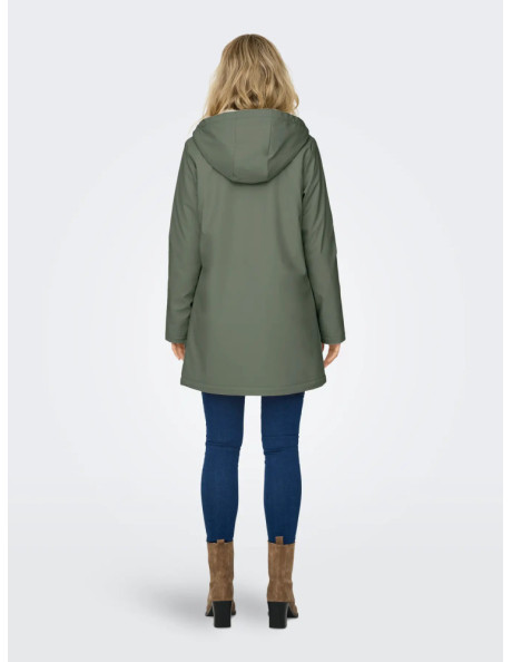 Rain coat  borreguito . ONLSALLY RAINCOAT CC OTW