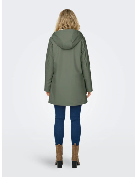 Rain coat  borreguito . ONLSALLY RAINCOAT CC OTW