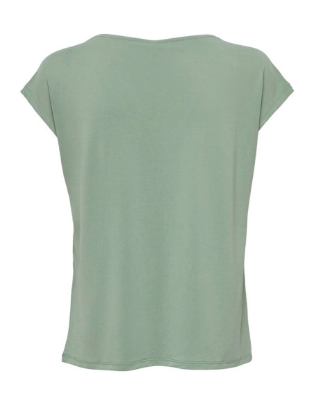 Camiseta básica manga corta cuello pico . ONLFREE LIFE S/S