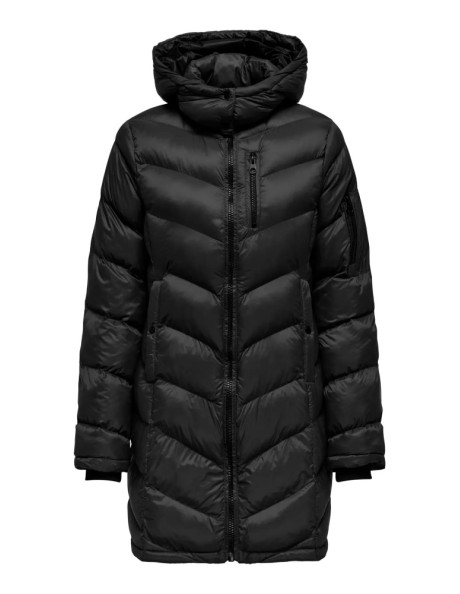 Abrigo largo . ONLTAHIA LW QUILTED COAT CC OTW