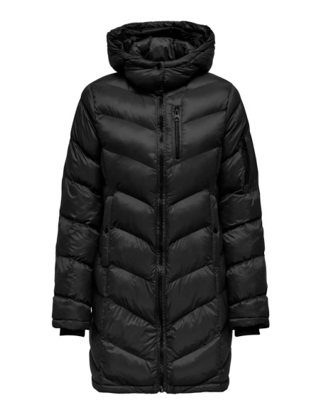 Abrigo largo . ONLTAHIA LW QUILTED COAT CC OTW