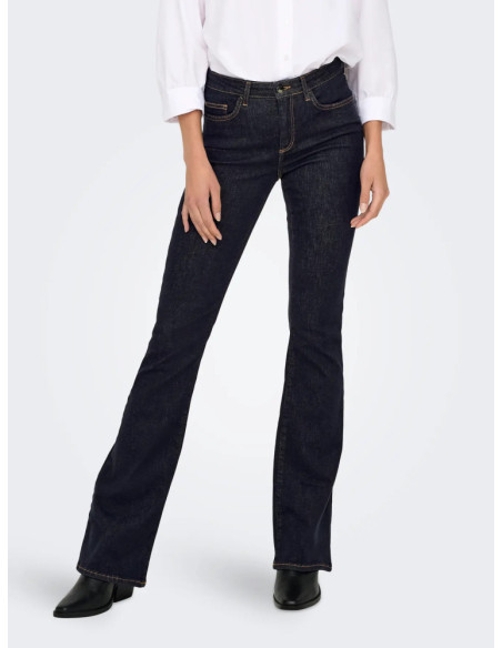 Pantalón campana. ONLBLUSH MID FL STAYBLUE DNM REA023NOOS