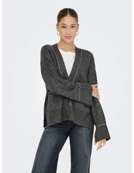 Chaqueta punto tachuelas . ONLELSIE LS STUDS CARDIGAN CC KNT