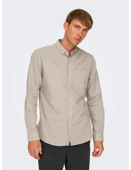 Camisa oxford . ONSALVARO SLIM LS OXFORD SHIRT