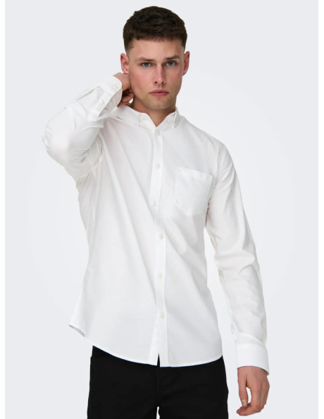 Camisa oxford . ONSALVARO SLIM LS OXFORD SHIRT