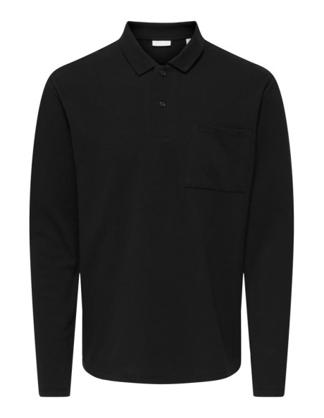 Polo camisero manga larga . ONSBEN REG LS POLO