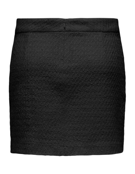Mini falda botón dorado . ONLBONN LIFE SHORT BOUCLE SKIRT MOCH TLR