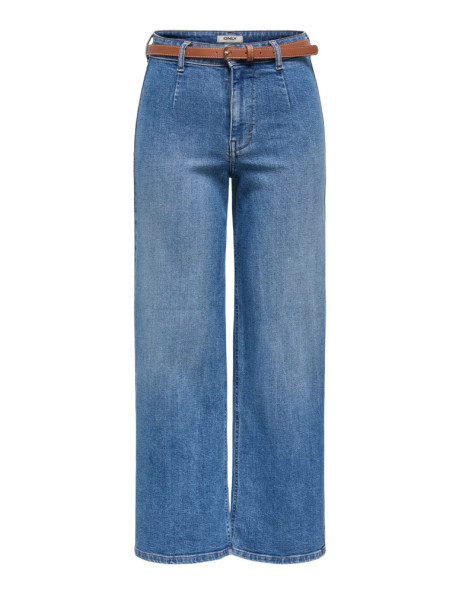 Pantalón . ONLMADISON HW WIDE BELT CROP DNM TAI