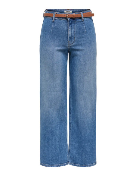 Pantalón . ONLMADISON HW WIDE BELT CROP DNM TAI