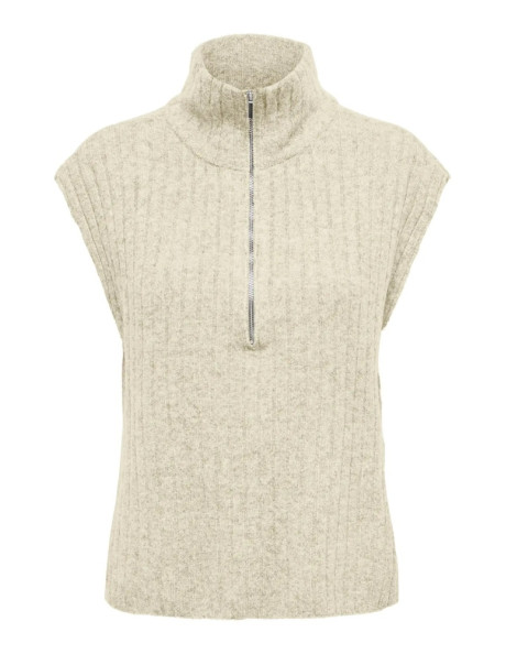 Chaleco punto.ONLJEANETT LIFE SL RIB HIGHNECK CS KNT