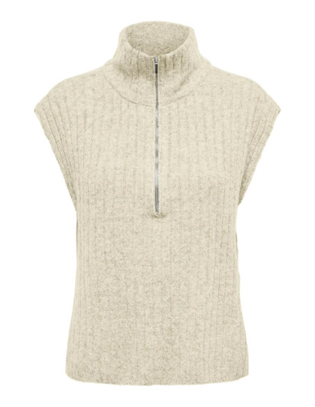 Chaleco punto.ONLJEANETT LIFE SL RIB HIGHNECK CS KNT