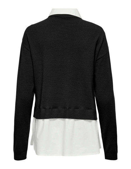 Jersey de punto con sobre camisa .ONLPAYSON LS MIX PULLOVER KNT