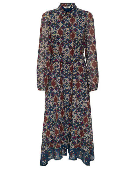 Vestido largo . ONLSTAR LIFE L/S BUCKLE SHIRT DRESS WVN