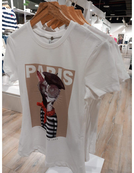 Camiseta . ONLAYA LIFE S/S O-NECK TOP NOOS PTM