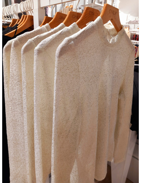 ONLILSA L/S SHINE HIGHNECK TOP JRS