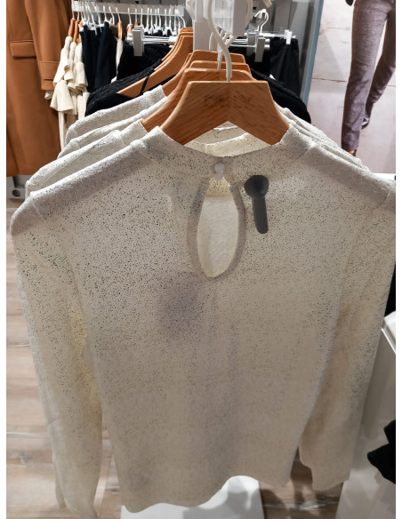 ONLILSA L/S SHINE HIGHNECK TOP JRS