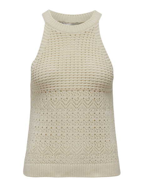 ONLSUMMER LIFE HALTERNECK SL TOP EX KNT