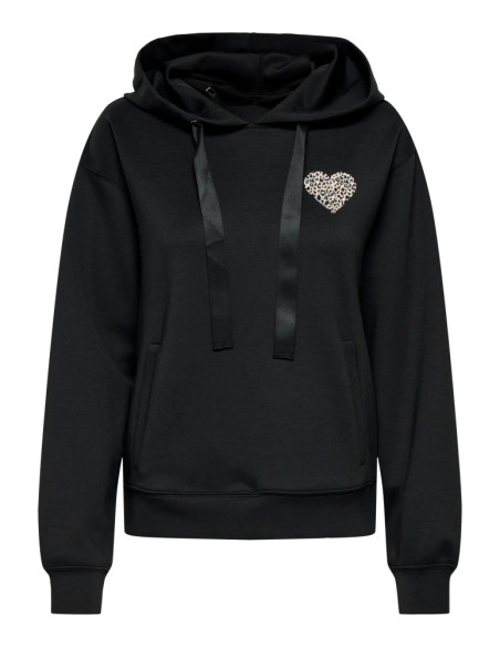 Sudadera con capucha. ONLALINA LIFE L/S PRINT HOOD SWT