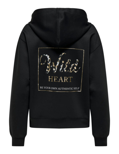 Sudadera con capucha. ONLALINA LIFE L/S PRINT HOOD SWT