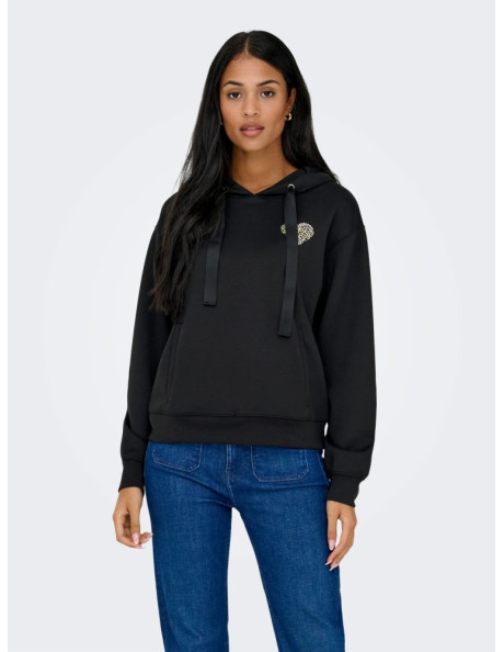 Sudadera con capucha. ONLALINA LIFE L/S PRINT HOOD SWT