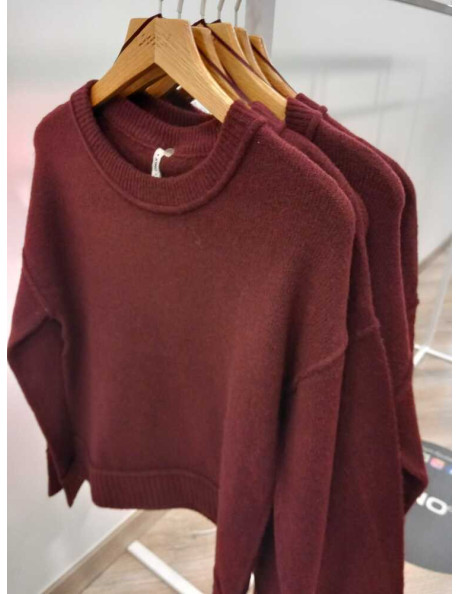 Jersey . ONLHAZEL LS DETAIL O-NECK  BF KNT