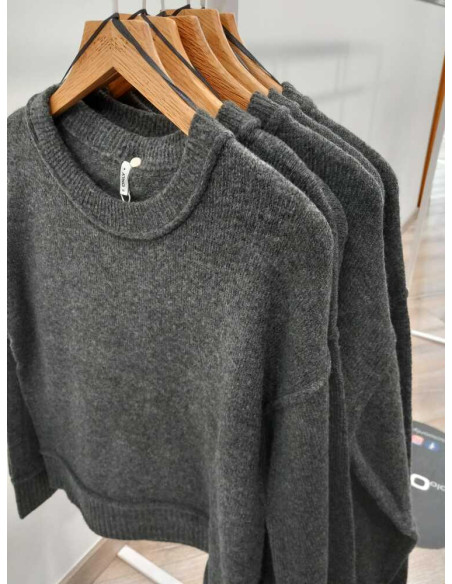 Jersey . ONLHAZEL LS DETAIL O-NECK  BF KNT