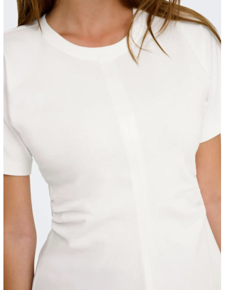 Camiseta  .ONLMARIE LIFE S/S RUCHING TOP JRS NOOS