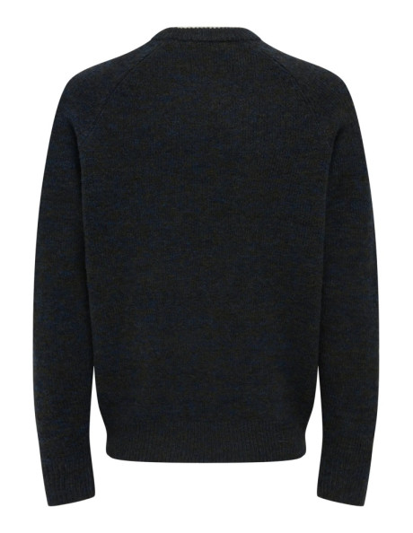 Jersey mezclilla. ONSBERNO RLX LS RAGLAN KNIT