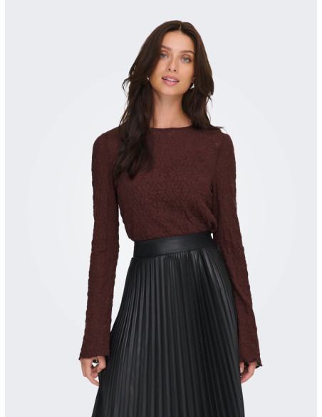 Camiseta manga larga .ONLGIAVANNA L/S TOP JRS