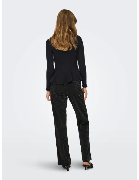 Camiseta punto.ONLKENYA L/S PEPLUM TOP PRI JRS