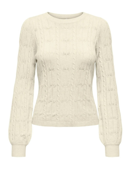 Jersey cuello redondo.ONLKATIA LS STRUCTURE O-NECK PULL CC KNT